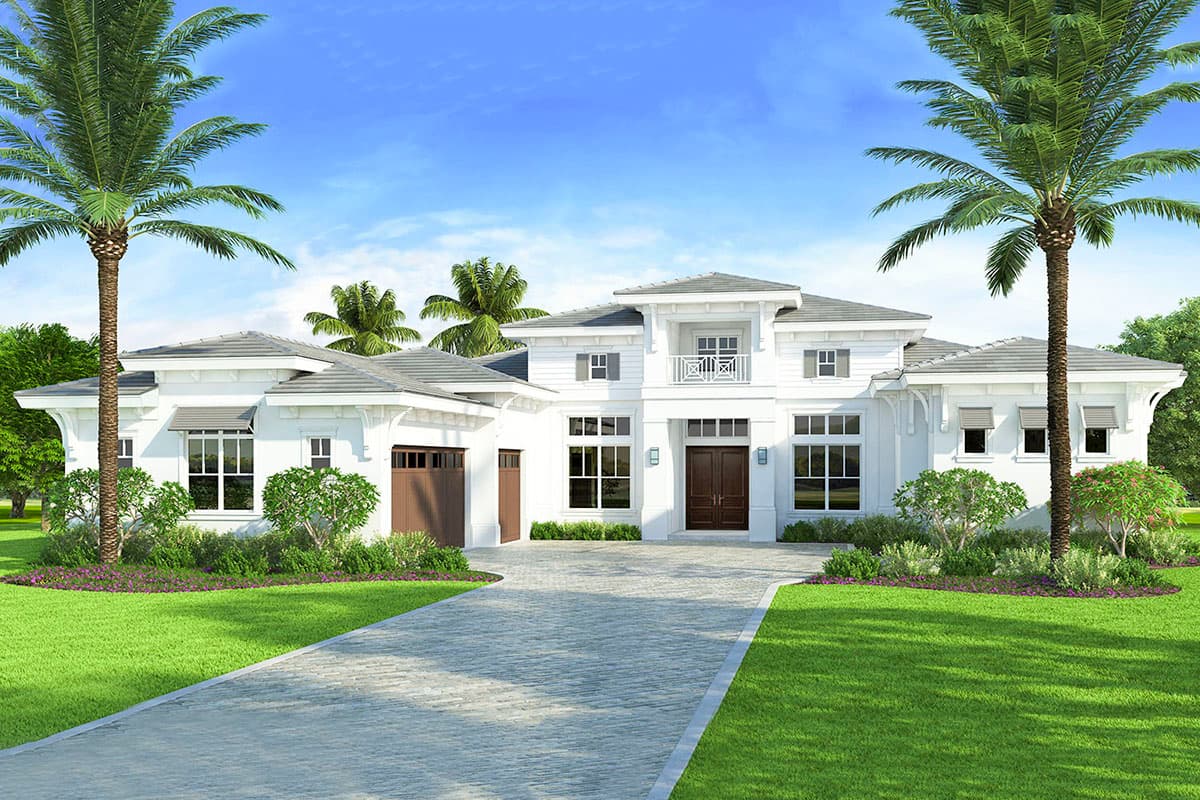 Plan 86083BS: One-Level Beach House Plan with Open-Concept Floor Plan - Image #4 - Coastal, Coastal Contemporary, Contemporary, European, Florida-Style, Transitional