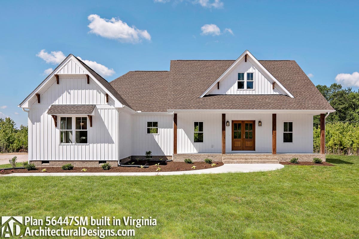 build gallery item - Farmhouse Plan 56447SM Comes to Life in Virginia