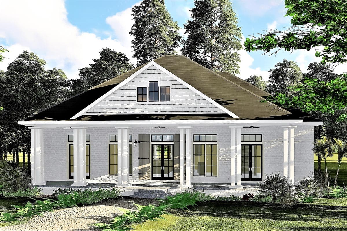 Plan 25007DH: Country Home Plan with 11-Foot-Deep Front Porch - 2160 Sq Ft - Image #13 - Country, New American, Ranch, Southern