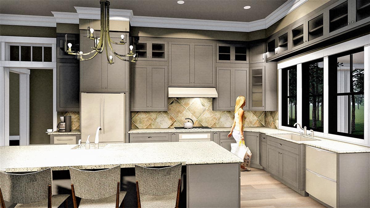Plan 25007DH: Country Home Plan with 11-Foot-Deep Front Porch - 2160 Sq Ft - Image #8 - Country, New American, Ranch, Southern