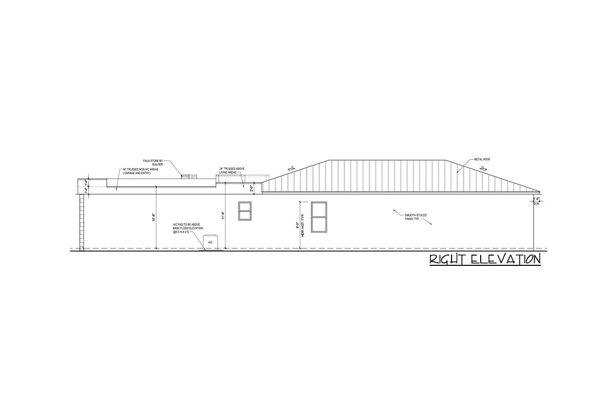 Plan 86086BS: Contemporary Beach House Plan with Outdoor Living Space - Image #5 - Coastal, Contemporary, Florida-Style, Modern