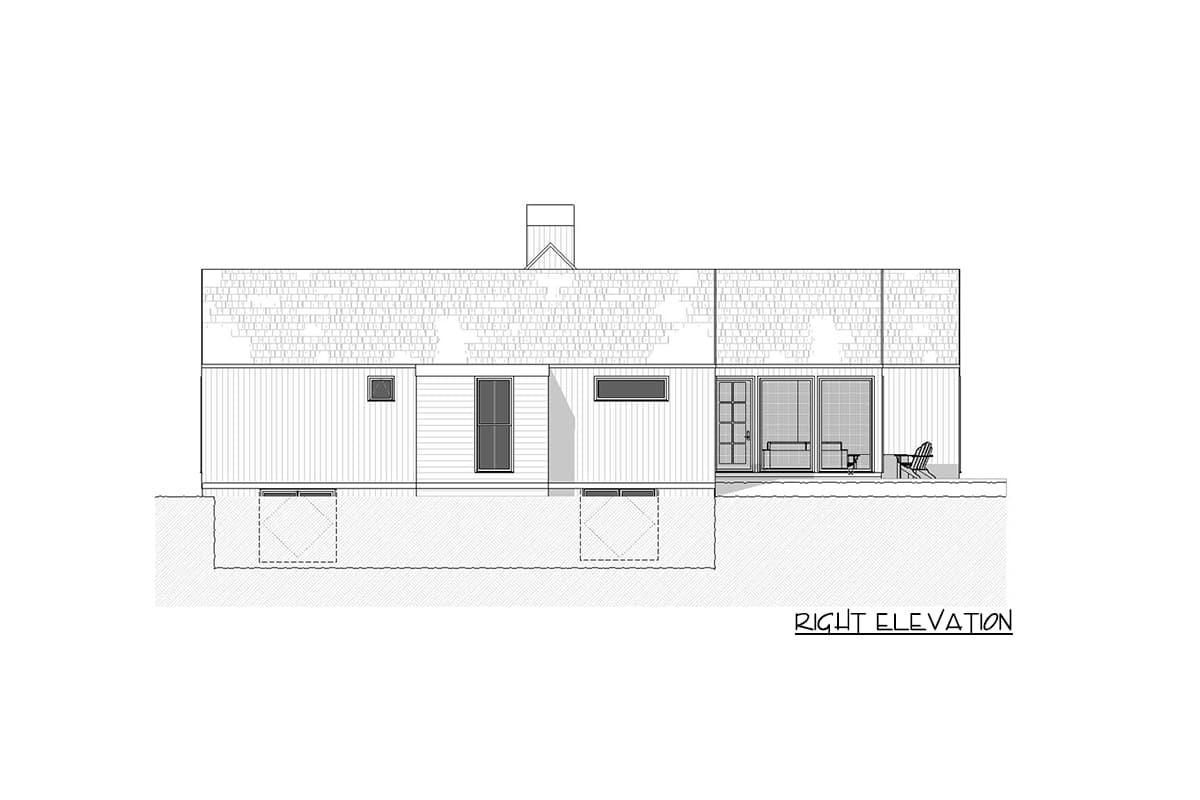 Plan 970082VC: Luxurious Contemporary Ranch with Optional Lower Level - Image #25 - Contemporary, New American, Ranch, Scandinavian, Vacation