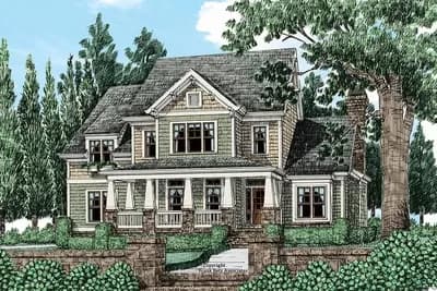 4-Bed Craftsman House Plan with Open Floor Plan