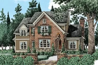 4-Bed Traditional Home Plan with Open Floor Plan