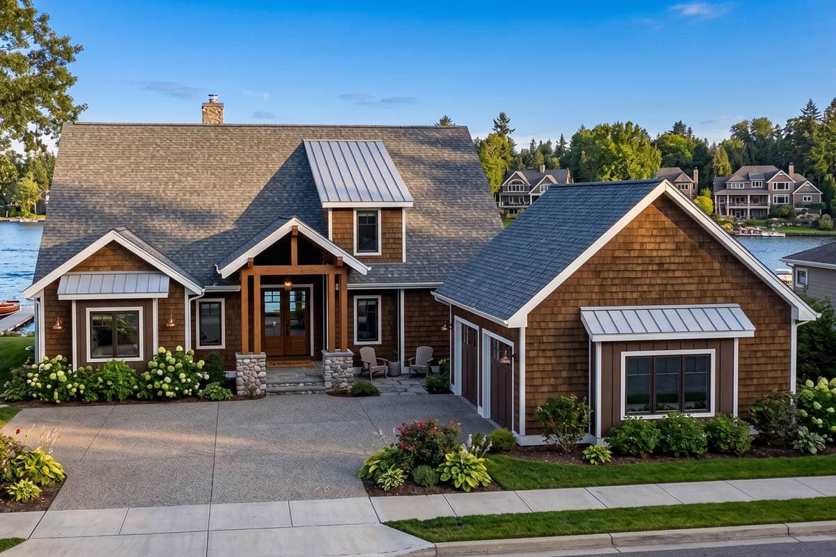 Plan image - 62783DJ:Rustic Craftsman-Style House Plan with Great Outdoor Entertaining Space - 2574 Sq Ft