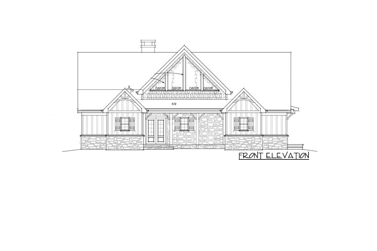 Plan 92386MX: Mountain Home Plan with 2 Master Bedrooms - 2068 Sq Ft - Image #38 - Country, Craftsman, Mountain, Rustic