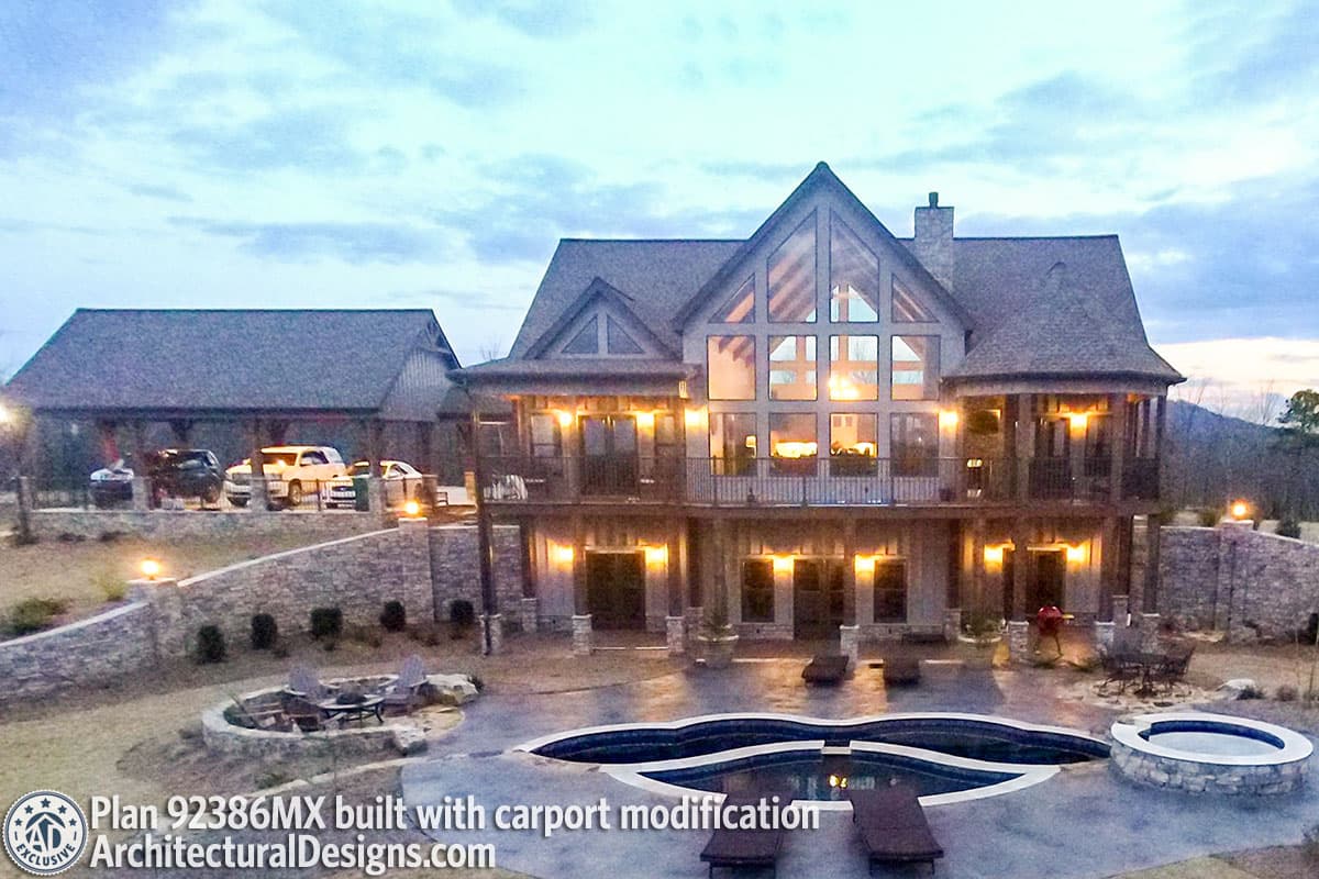 Plan 92386MX: Mountain Home Plan with 2 Master Bedrooms - 2068 Sq Ft - Image #6 - Country, Craftsman, Mountain, Rustic