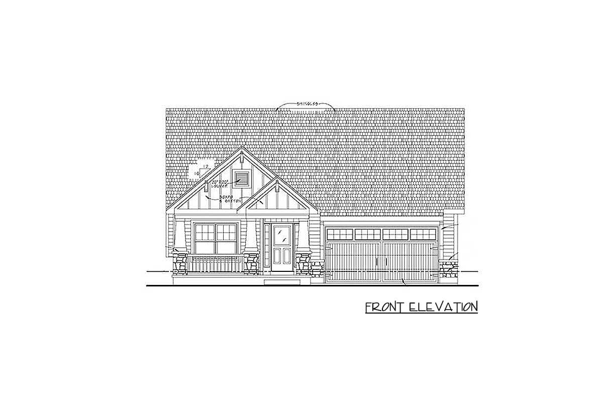 Plan 42610DB: 5-Bed Craftsman Home Plan with Finished Lower Level - Image #4 - Craftsman, Northwest