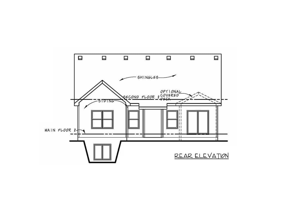 Plan 42610DB: 5-Bed Craftsman Home Plan with Finished Lower Level - Image #6 - Craftsman, Northwest