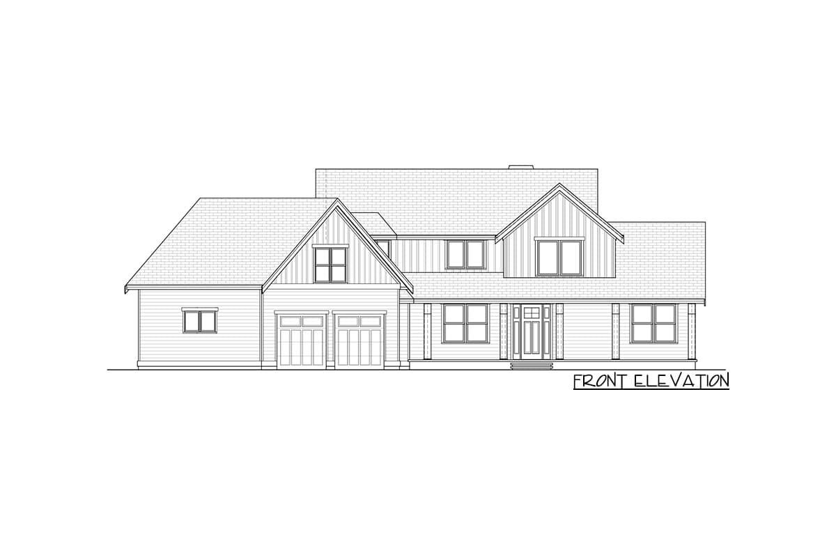 Plan 280054JWD: Two-story Country House Plan with Open-Concept Living - Image #33 - Country, Craftsman, Mountain, New American