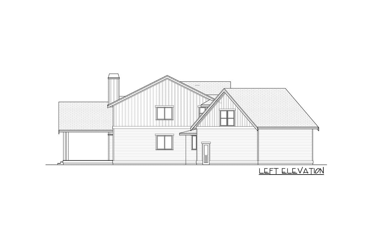 Plan 280054JWD: Two-story Country House Plan with Open-Concept Living - Image #34 - Country, Craftsman, Mountain, New American