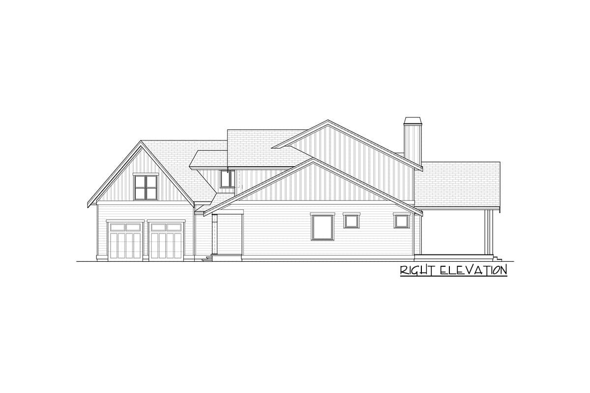 Plan 280054JWD: Two-story Country House Plan with Open-Concept Living - Image #36 - Country, Craftsman, Mountain, New American