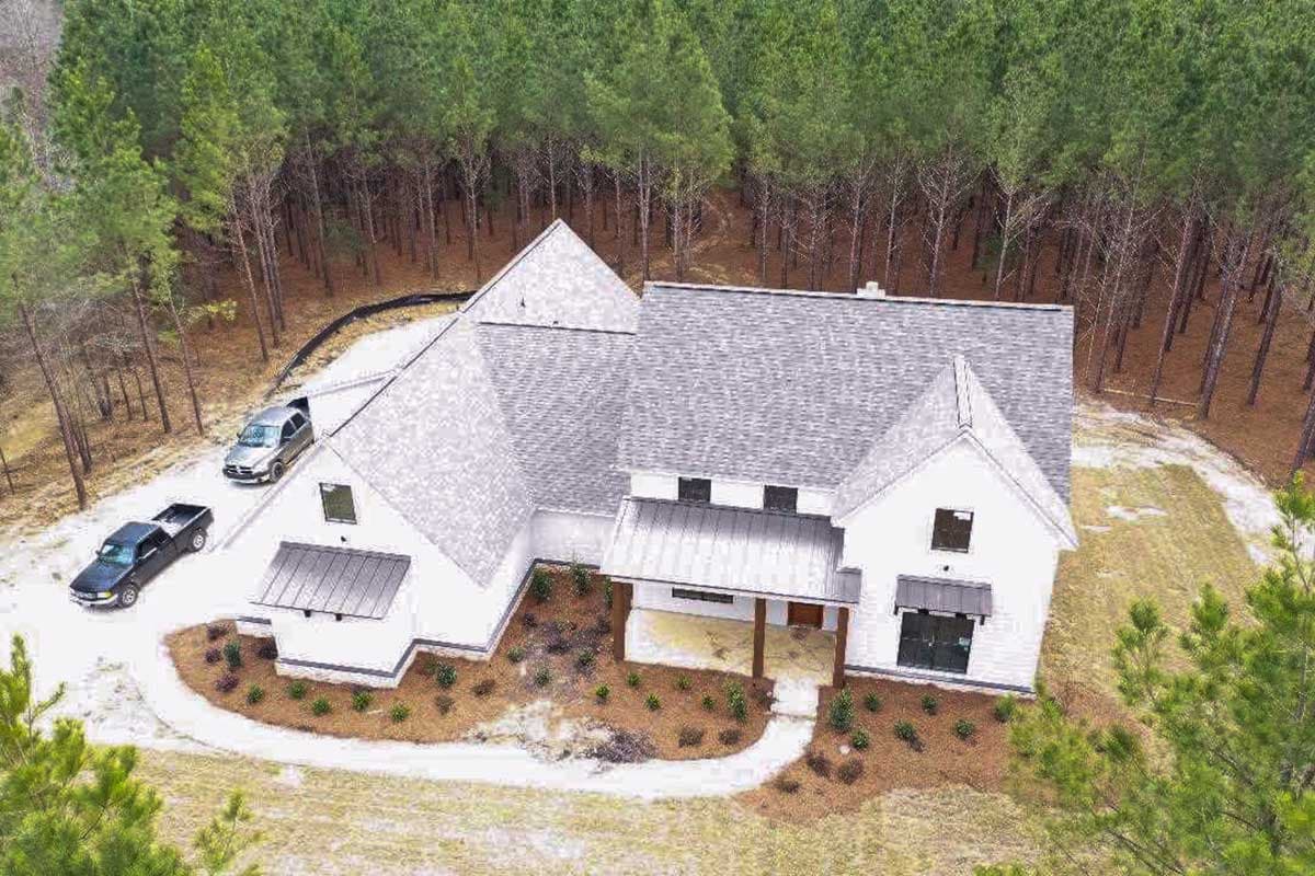 Plan 83923JW: Modern Farmhouse Plan with Bonus Room Above 3-Car Garage - Image #4 - Country, Modern Farmhouse, New American