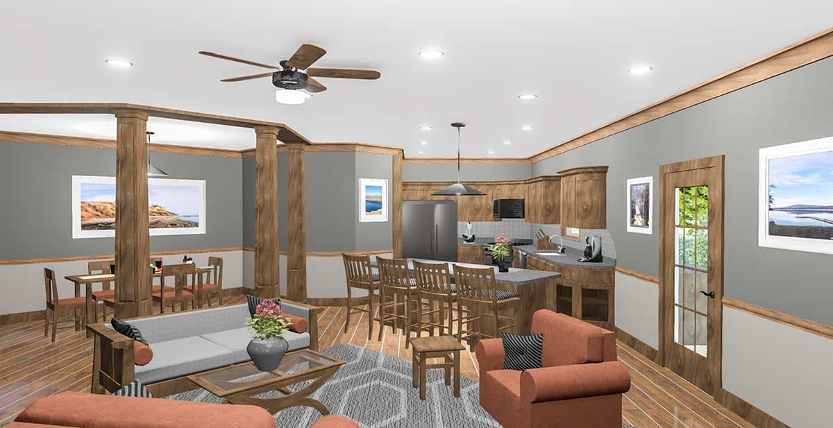 Plan 20157GA: Ranch House Plan with Split Beds - Image #6 - Country, Craftsman, Ranch