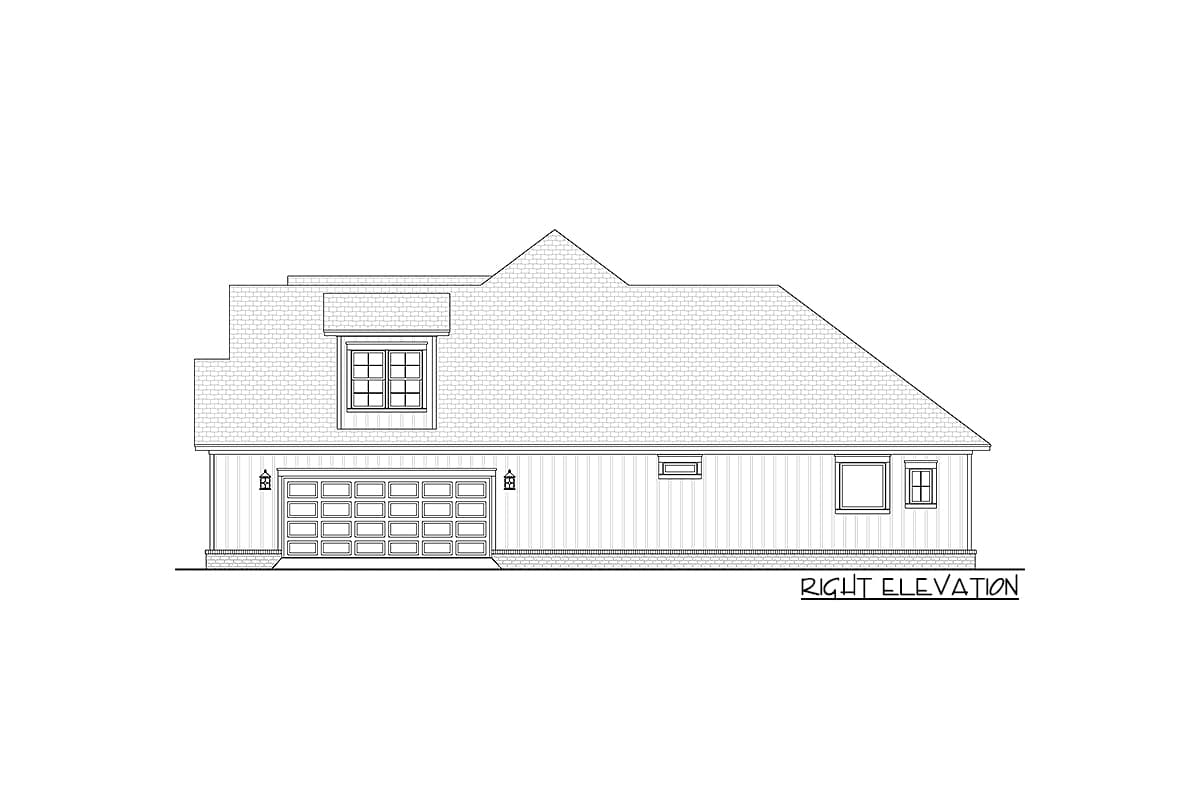 Plan 51806HZ: New American House Plan with Volume Ceilings Throughout - 2358 Sq Ft - Image #12 - Country, Craftsman, New American