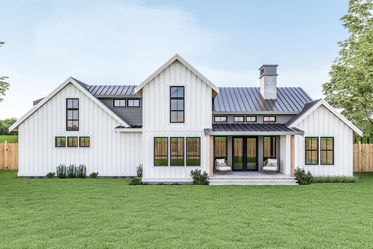 Plan 280055JWD: 3-Bed Modern Farmhouse with First Floor Master - 2490 Sq Ft - Image #17 - Country, Farmhouse, Modern Farmhouse, New American, Northwest