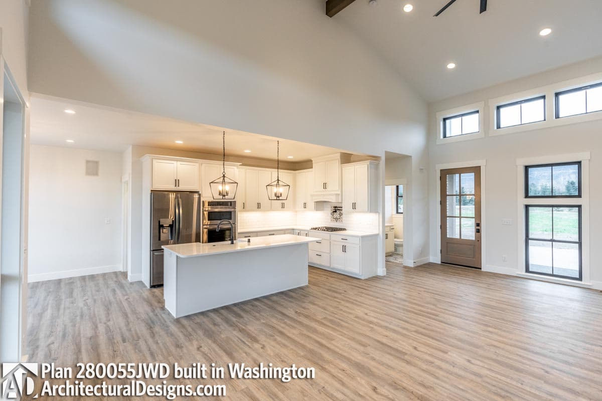 Plan 280055JWD: 3-Bed Modern Farmhouse with First Floor Master - 2490 Sq Ft - Image #6 - Country, Farmhouse, Modern Farmhouse, New American, Northwest