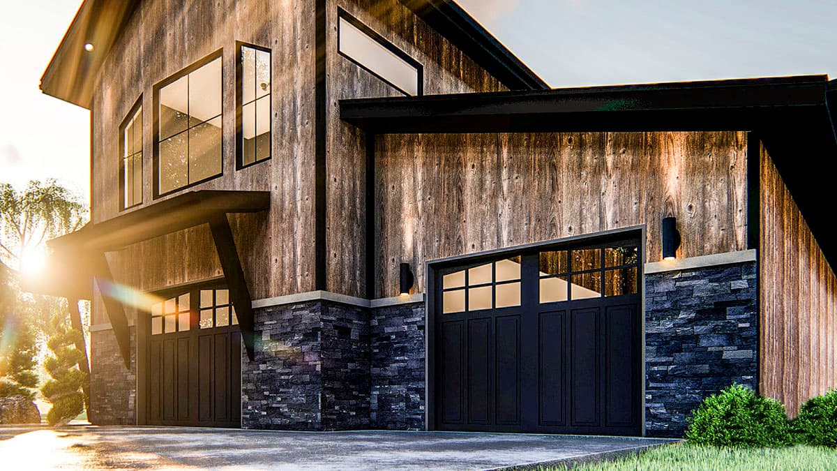 Plan 62788DJ: Modern Mountain Garage Apartment Plan - Image #5 - Barndominium, Carriage, Mountain