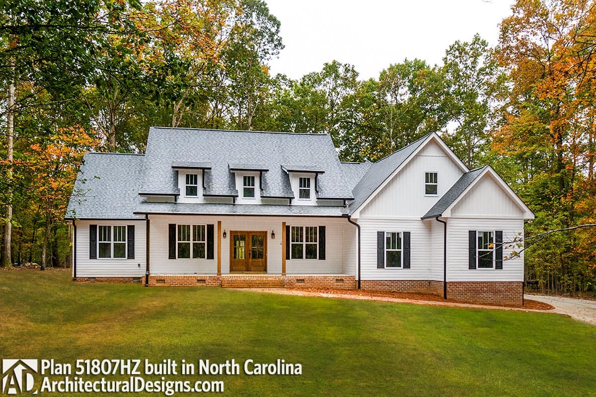 build gallery item - Modern Farmhouse Plan 51807HZ Comes to Life in North Carolina