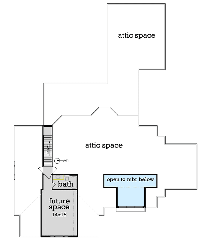 Plan 55209BR: 3-Bed Craftsman Home Plan with Side Porch Options - Floor Plan - Bonus - Country, Craftsman, New American