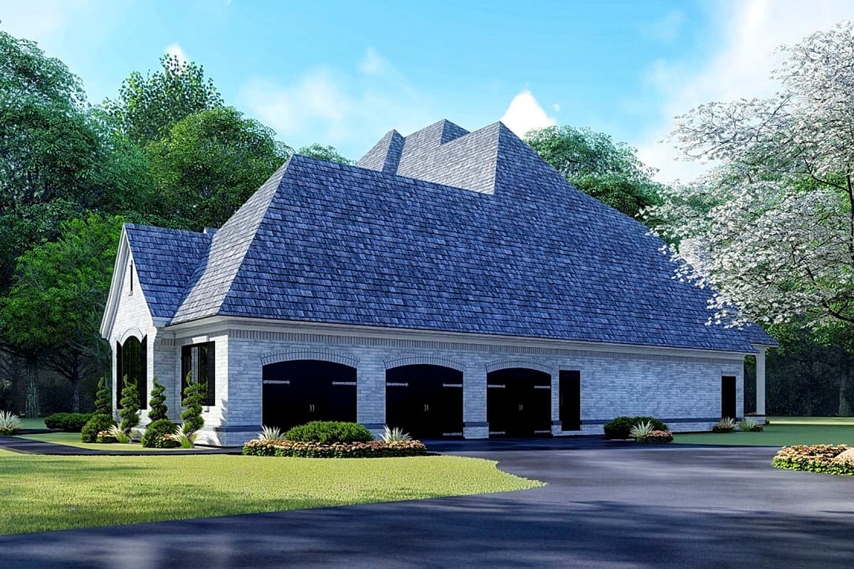 Plan 70633MK: Spectacular European Home with Hunting Room - 5615 Sq FT - Image #4 - European, French Country, Mediterranean