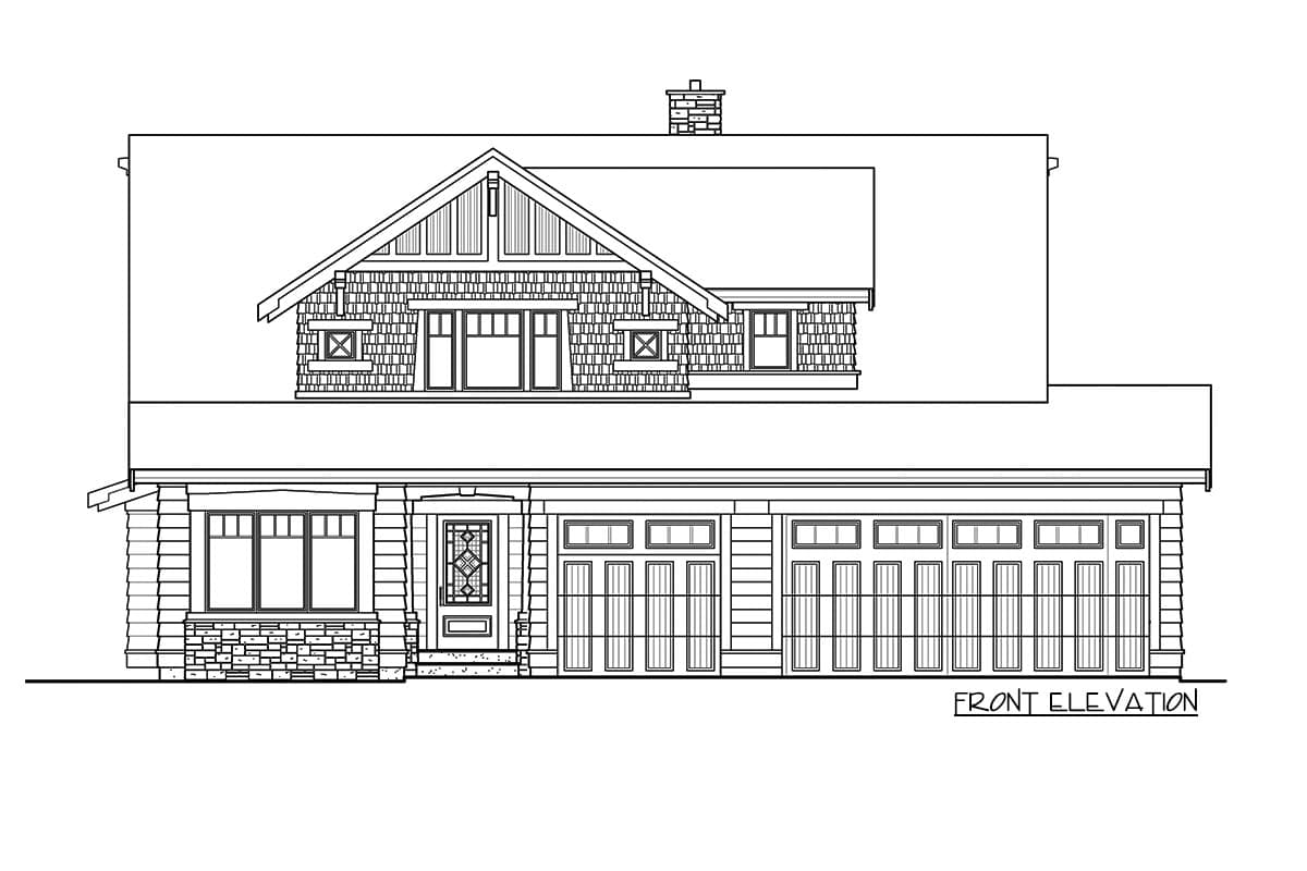 Plan 23818JD: 3-Bed Craftsman with Loft and 3-Car Garage - Image #23 - Bungalow, Cottage, Craftsman, Northwest