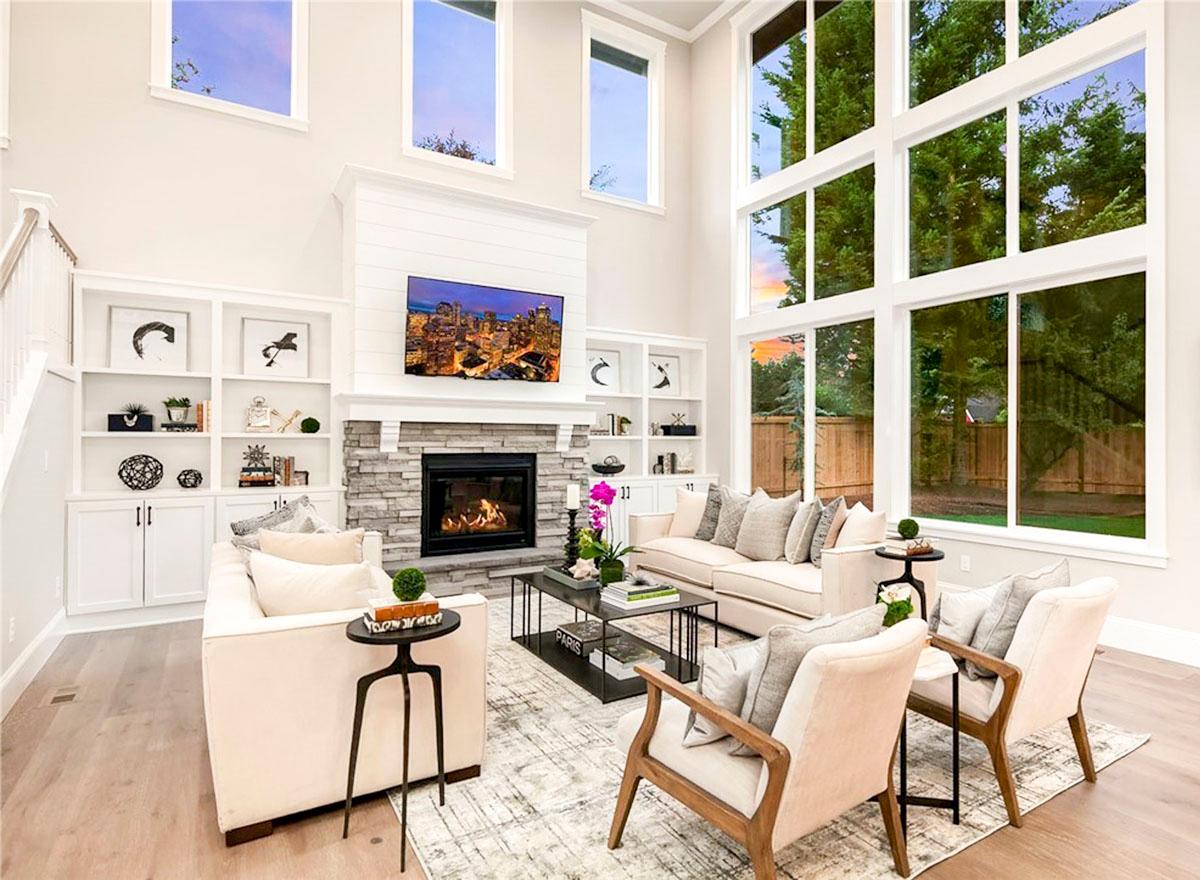 Plan 23823JD: Multi-Gabled 5-Bedroom House Plan with Two-Story Great Room - 3904 Sq Ft - Image #6 - Craftsman, New American, Northwest