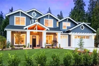 Multi-Gabled 5-Bedroom House Plan with Two-Story Great Room - 3904 Sq Ft