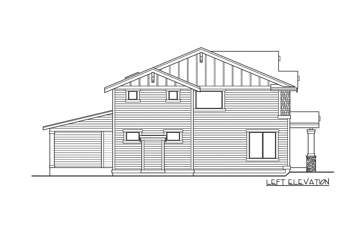 Plan 23821JD: Fresh 5-Bed House Plan with Main-level Guest Room - Image #25 - Craftsman, New American, Northwest