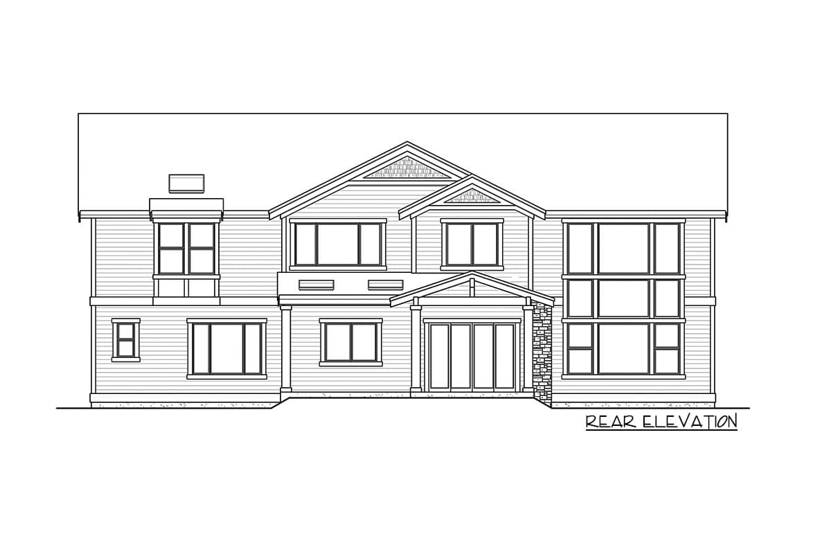 Plan 23832JD: Striking Craftsman House Plan with Media Room - Image #27 - Craftsman, New American, Northwest, Shingle