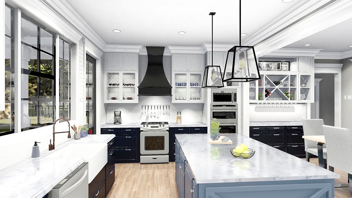 Plan 62154V: New American Farmhouse Plan with Massive Upstairs Expansion Potential - Image #10 - Country, Farmhouse, Modern Farmhouse, New American