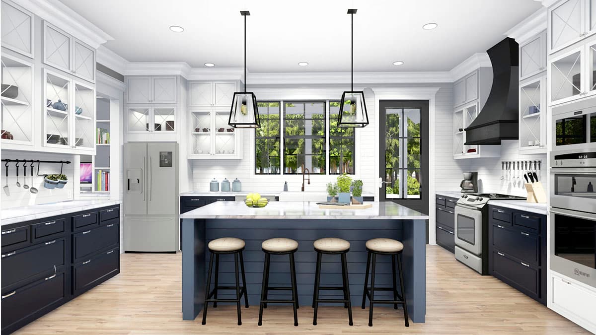 Plan 62154V: New American Farmhouse Plan with Massive Upstairs Expansion Potential - Image #11 - Country, Farmhouse, Modern Farmhouse, New American