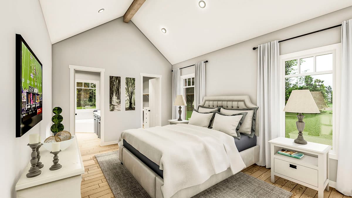 Plan 62155V: Exquisite 3-Bed House Plan with Split Bedrooms - Image #15 - Country, Farmhouse, Modern Farmhouse, New American