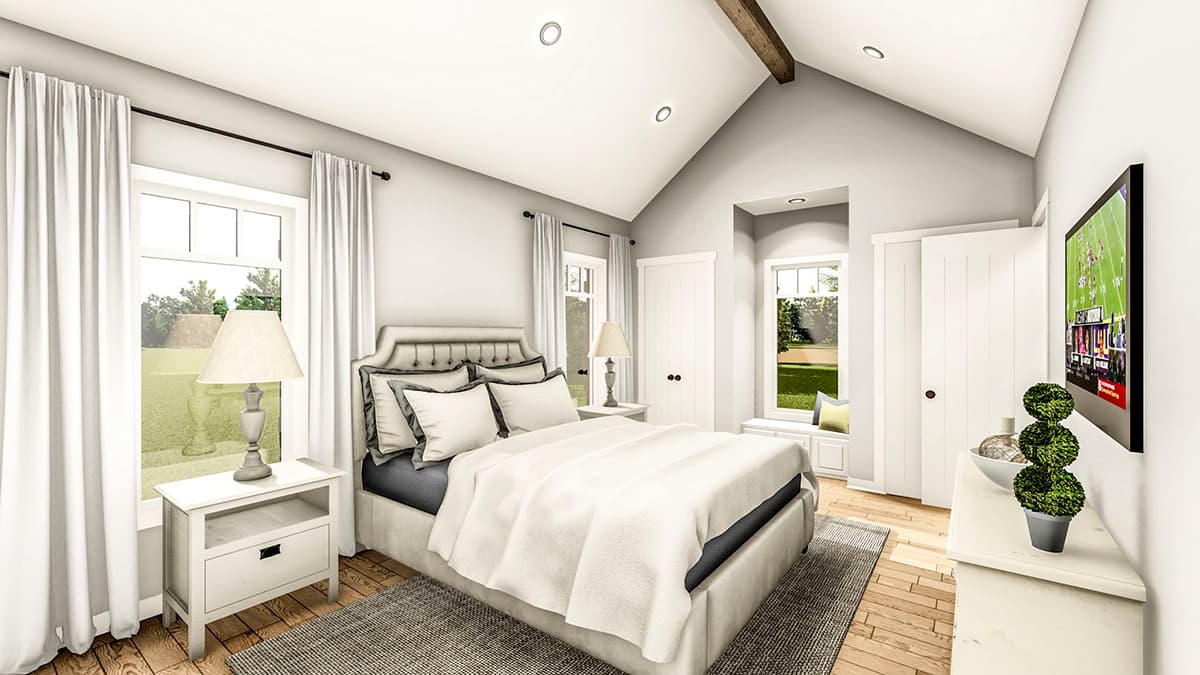 Plan 62155V: Exquisite 3-Bed House Plan with Split Bedrooms - Image #16 - Country, Farmhouse, Modern Farmhouse, New American