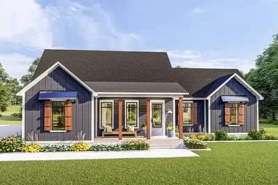 Exquisite 3-Bed House Plan with Split Bedrooms
