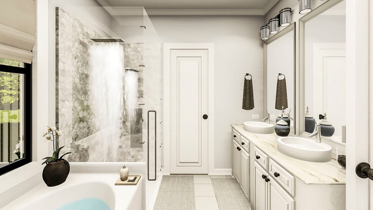 Plan 62156V: Attractive One-level Home Plan with High Ceilings - Image #15 - Acadian, European, French Country, Louisiana-Style, Southern