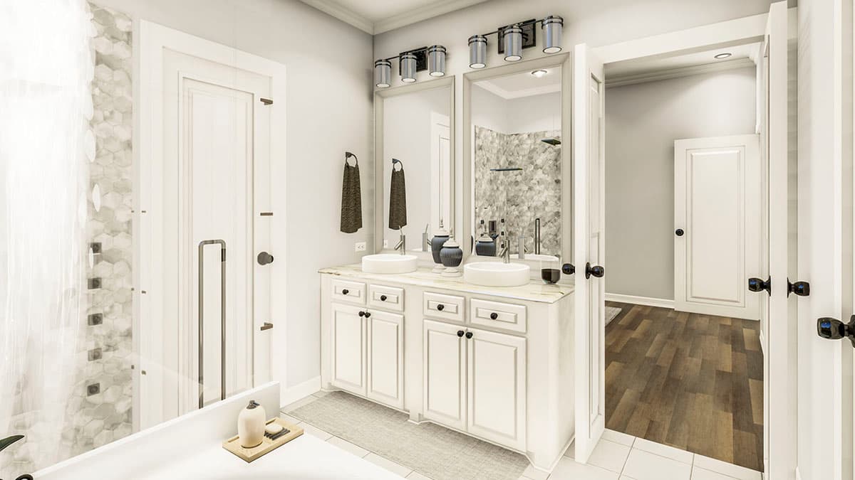 Plan 62156V: Attractive One-level Home Plan with High Ceilings - Image #16 - Acadian, European, French Country, Louisiana-Style, Southern