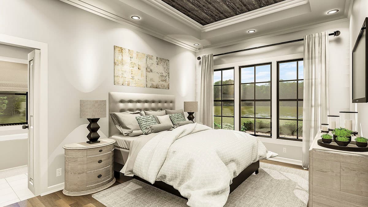 Plan 62156V: Attractive One-level Home Plan with High Ceilings - Image #17 - Acadian, European, French Country, Louisiana-Style, Southern