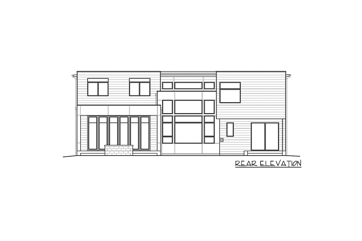 Plan 23835JD: Eye-catching Contemporary House Plan with Indoor / Outdoor Living Space - Image #6 - Contemporary, Modern, Northwest