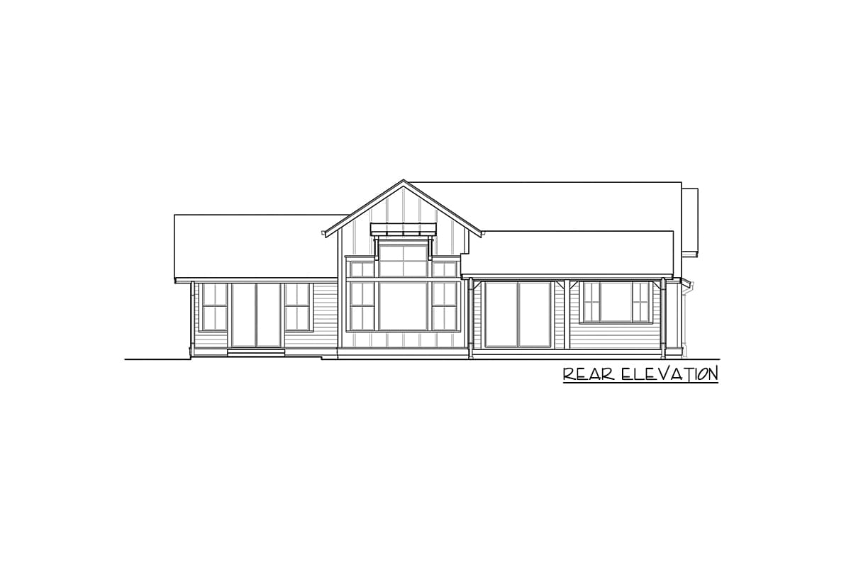 Plan 23838JD: New American House Plan with Vaulted Great Room and One-Level Living - 2210 Sq Ft - Image #6 - Craftsman, Modern Farmhouse, New American, Ranch