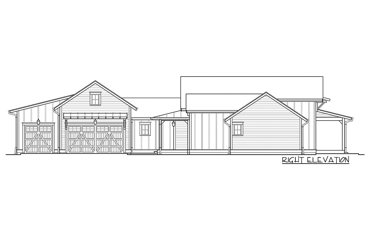Plan 23838JD: New American House Plan with Vaulted Great Room and One-Level Living - 2210 Sq Ft - Image #7 - Craftsman, Modern Farmhouse, New American, Ranch