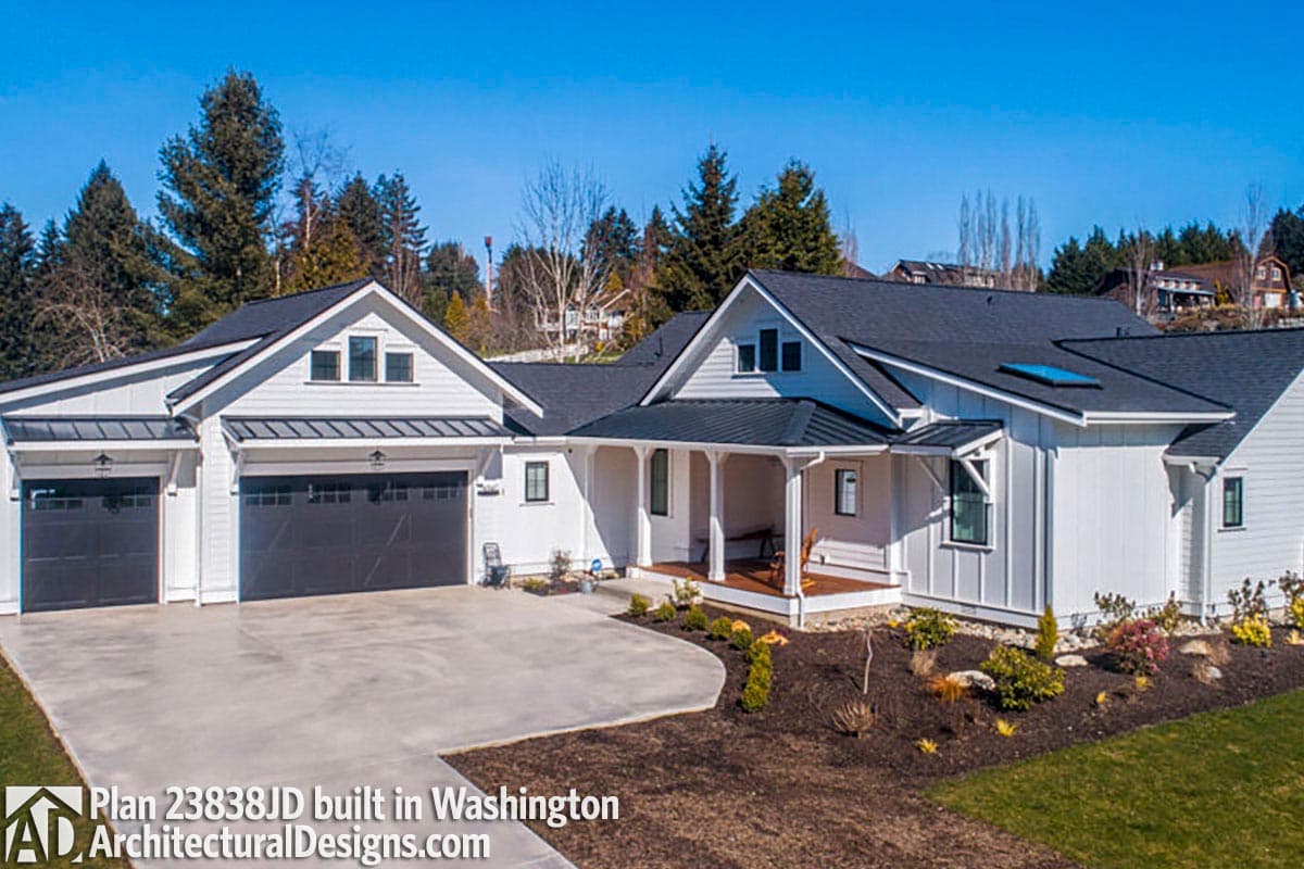 build gallery item - House Plan 23838JD comes to life in Washington