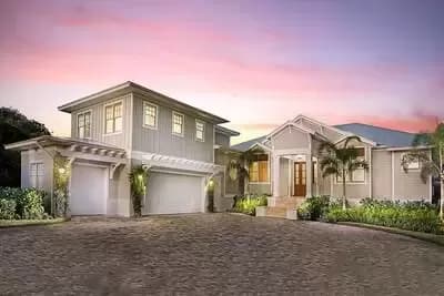 4-Bed Coastal Contemporary House Plan with Open Concept Living Area - 2925 Sq Ft