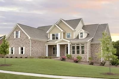 4-Bed House Plan with Vaulted Family Room