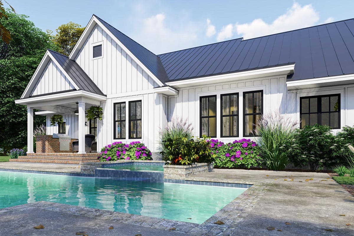 Plan 16913WG: Country Home Plan with Welcoming Front Porch and Bonus Expansion - Image #10 - Cottage, Country, Farmhouse, Hill Country, New American, Southern