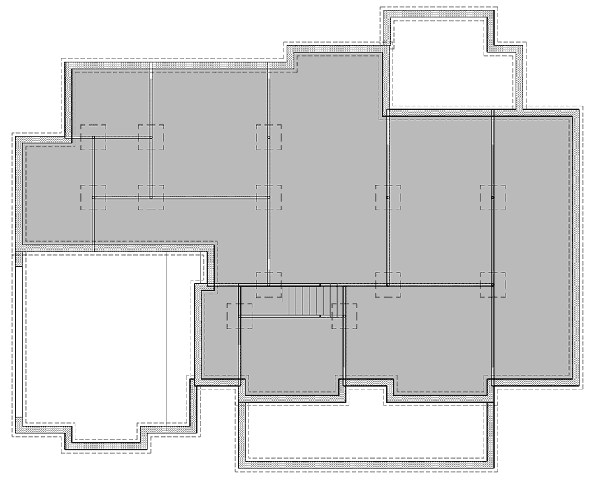Plan 16913WG: Country Home Plan with Welcoming Front Porch and Bonus Expansion - Floor Plan - Lower Level - Cottage, Country, Farmhouse, Hill Country, New American, Southern