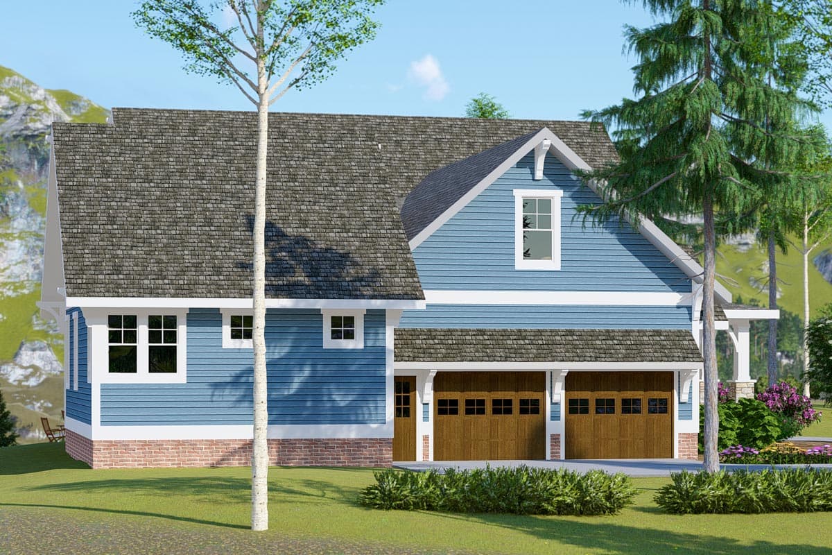 Plan 500067VV: 4-Bed Exclusive Craftsman House Plan with Main Floor Master - 2984 Sq Ft - Image #7 - Country, Craftsman, New American, Northwest