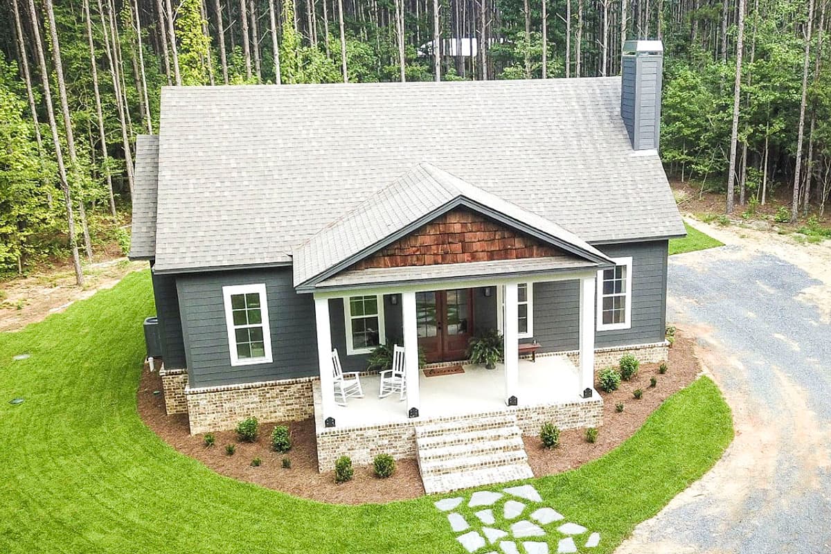 Plan 86339HH: Storybook Bungalow with Large Front and Back Porches - 1631 Sq Ft - Image #6 - Bungalow, Cabin, Cottage, Country, Craftsman, New American, Rustic, Southern