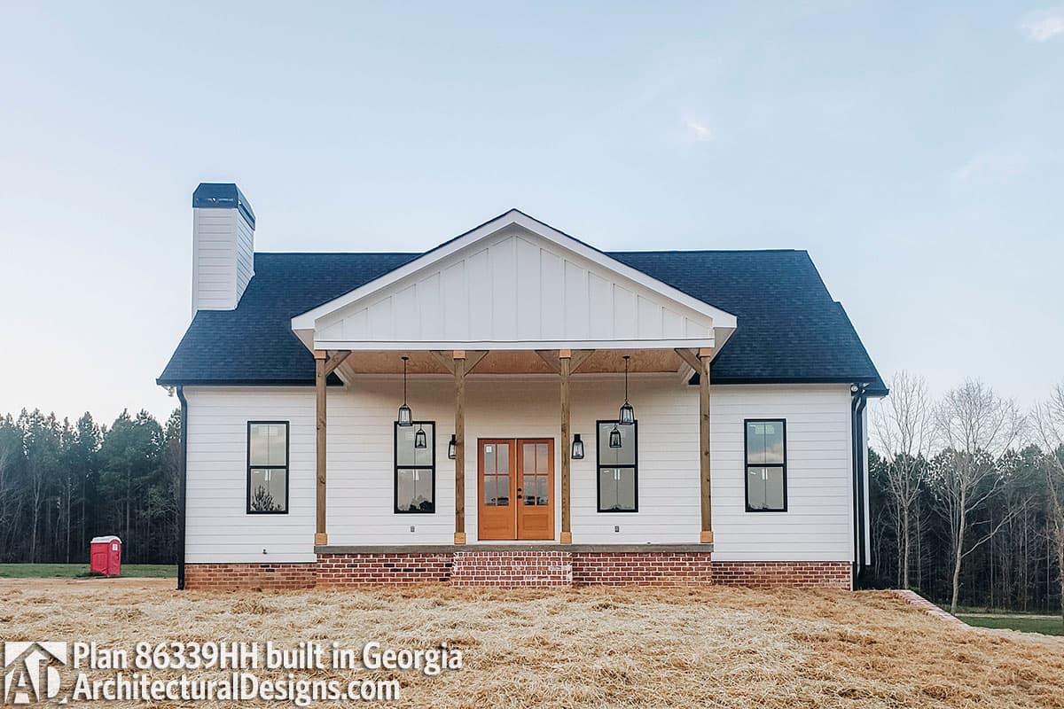 Plan 86339HH: Storybook Bungalow with Large Front and Back Porches - 1631 Sq Ft - Image #5 - Bungalow, Cabin, Cottage, Country, Craftsman, New American, Rustic, Southern
