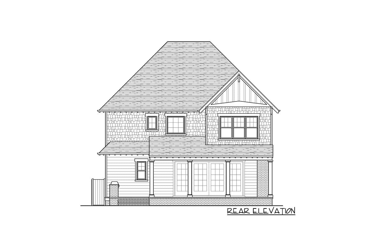 Plan 93128EL: 2-Story Craftsman House Plan with Open-Concept Floor Plan - Image #4 - Country, Craftsman, New American, Northwest, Traditional